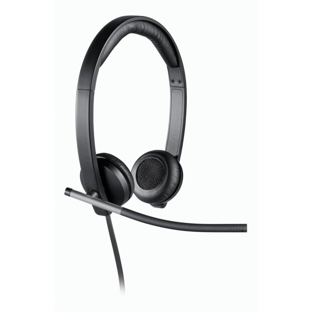 Logitech USB Headset Stereo H650e - Stereo - USB - Wired - 50 Hz to 10 kHz - Over-the-head - Binaural - 981000518