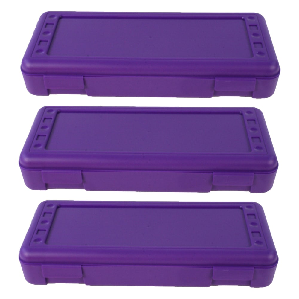 Romanoff Ruler Box, Purple, Pack Of 3