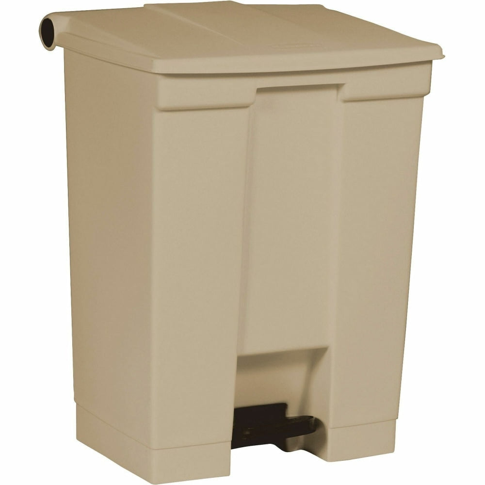 Rubbermaid Commercial Mobile Step-On Container - Step-on Opening - Overlapping Lid - 18 gal Capacity - 614500BG