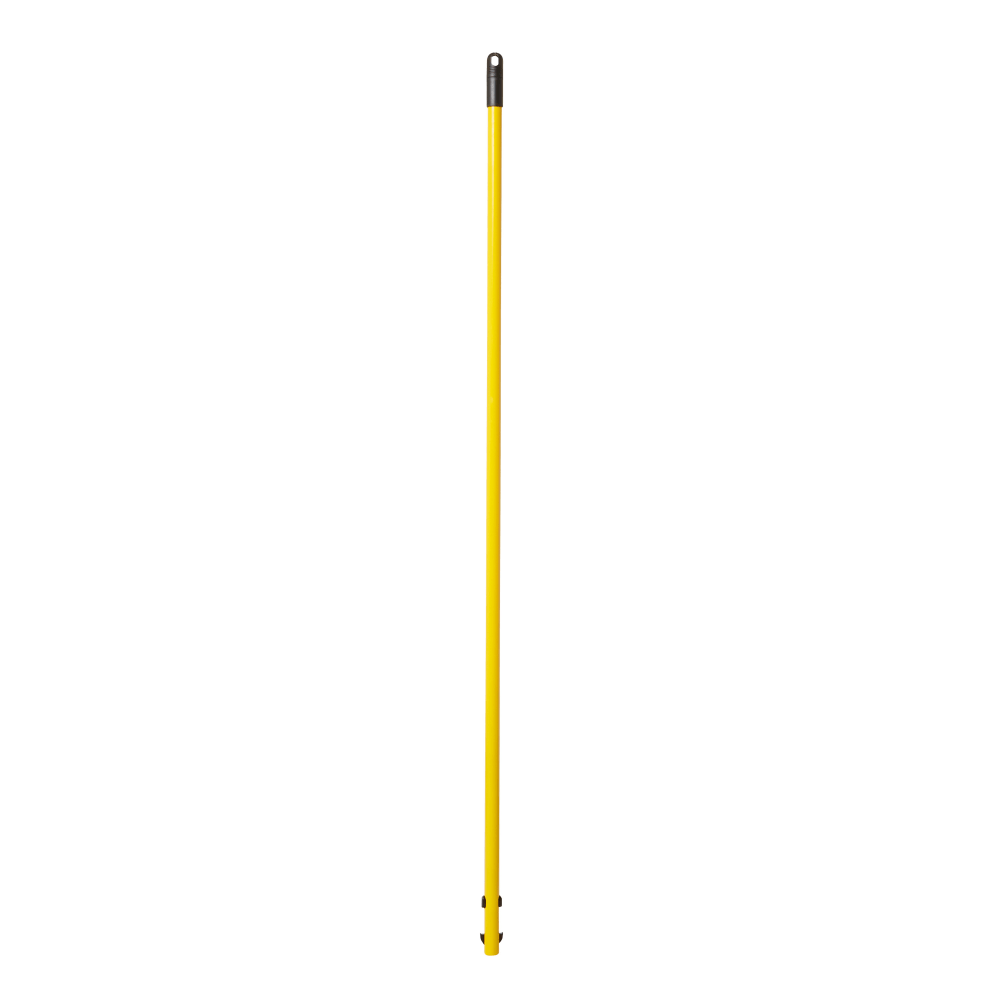 Rubbermaid Commercial Products 52in Light Commercial Quick-Connect Handle , Yellow
