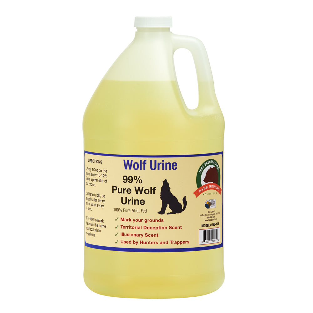 Just Scentsational Wolf Urine Predator Scent, 128 Oz