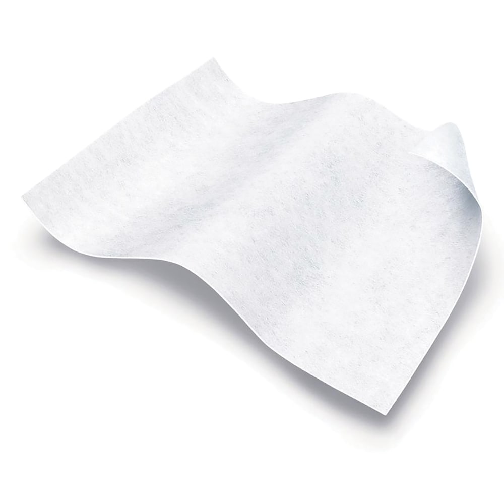 Medline Ultra-Soft Dry Wipes, 10 x 13in, White, 50 Wipes Per Bag, Case Of 10 Bags