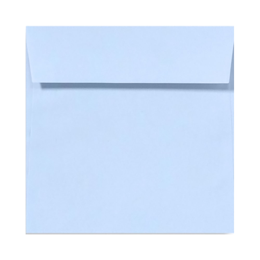 LUX Square Envelopes, 5 1/2in x 5 1/2in, Peel & Press Closure, Baby Blue, Pack Of 50