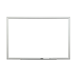 3M Magnetic Dry-Erase Whiteboard, 60in x 36in, Aluminum Frame With Silver Finish