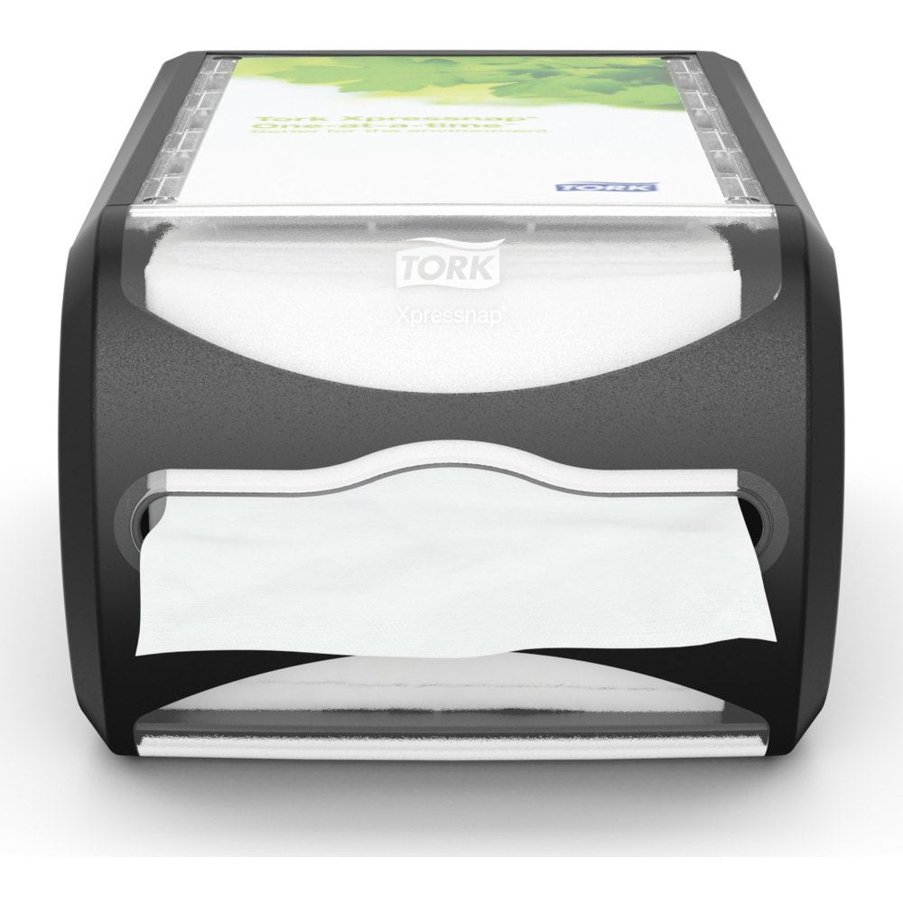 Tork Xpressnap Counter Napkin Dispenser Black N4 - Tork Xpressnap Counter Napkin Dispenser Black N4, 5.7in x 7.5in x 12.1in , 6432000 - 6432000