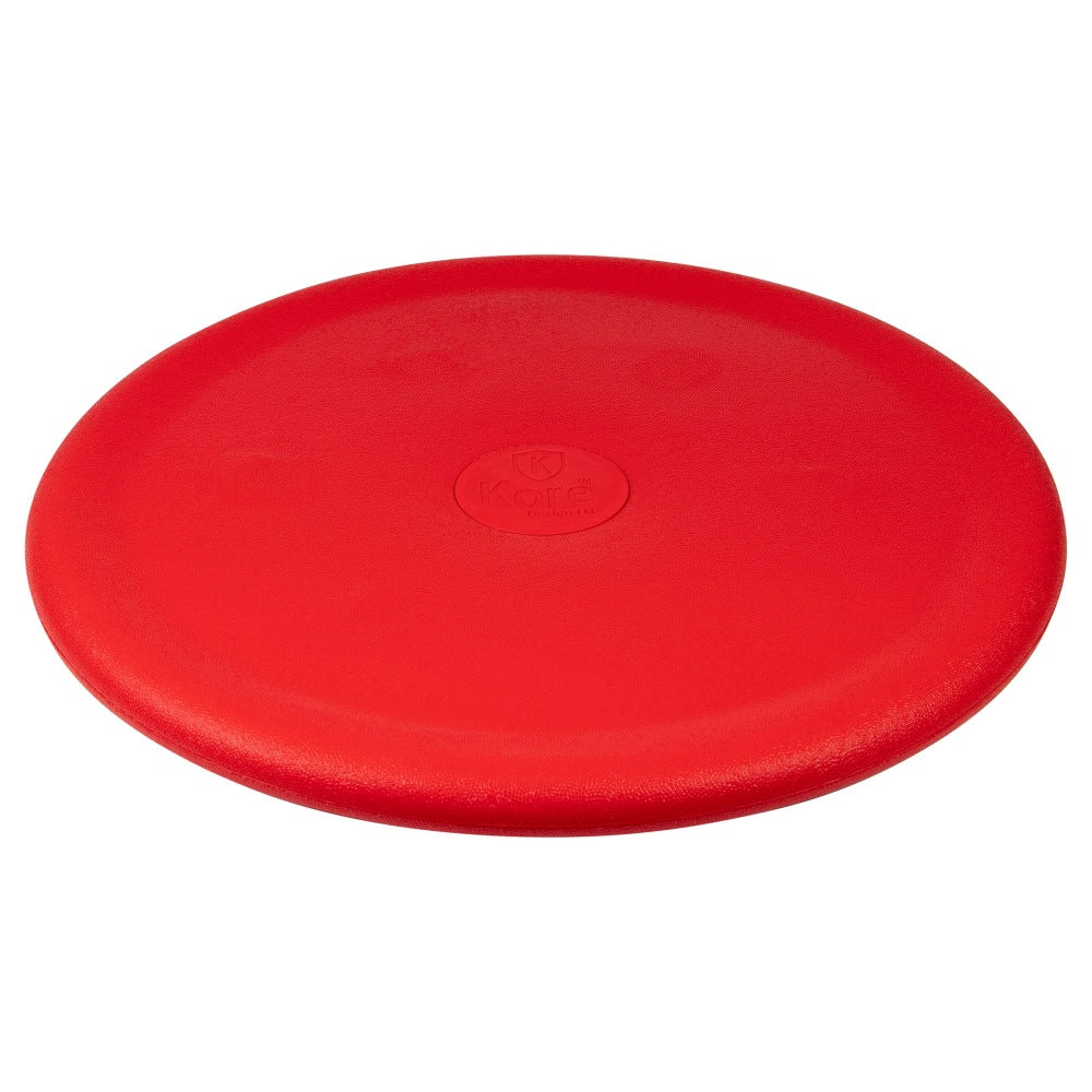 Kore Design Floor Wobbler Balance Disc, 3inH x 19-1/8inW x 19-1/8inD, Red