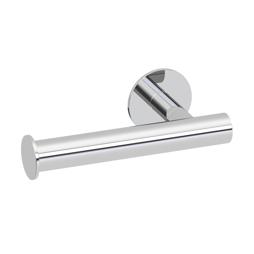 Wingits MODERN Elegance Horizontal/Vertical Toilet Paper Holder, 2inH x 5/8inW x 3inD, Silver, Total Qty 1
