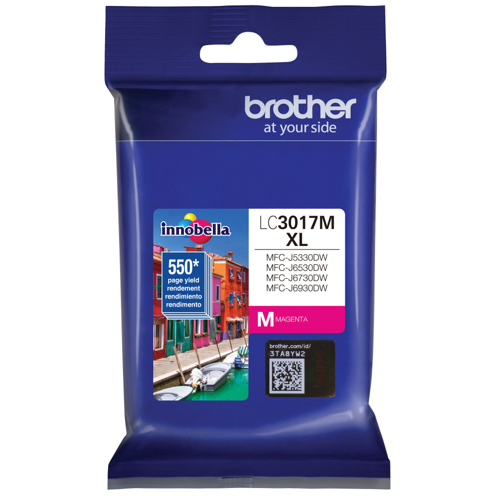 Brother LC3017I Magenta High-Yield Ink Cartridge, LC3017M