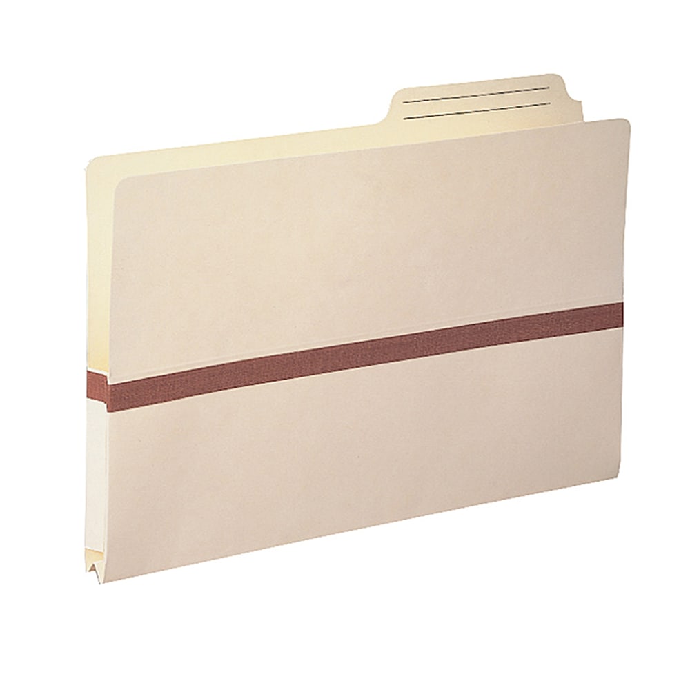 Smead Economy Drop-Front Filing Pockets, Legal Size, 1in Expansion, Manila
