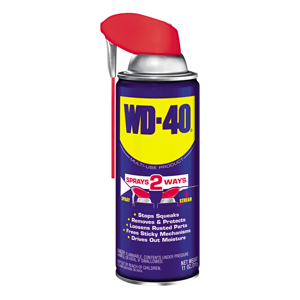 WD-40 Smart Straw Spray Lubricant, 11 oz Aerosol Can, 12/CT