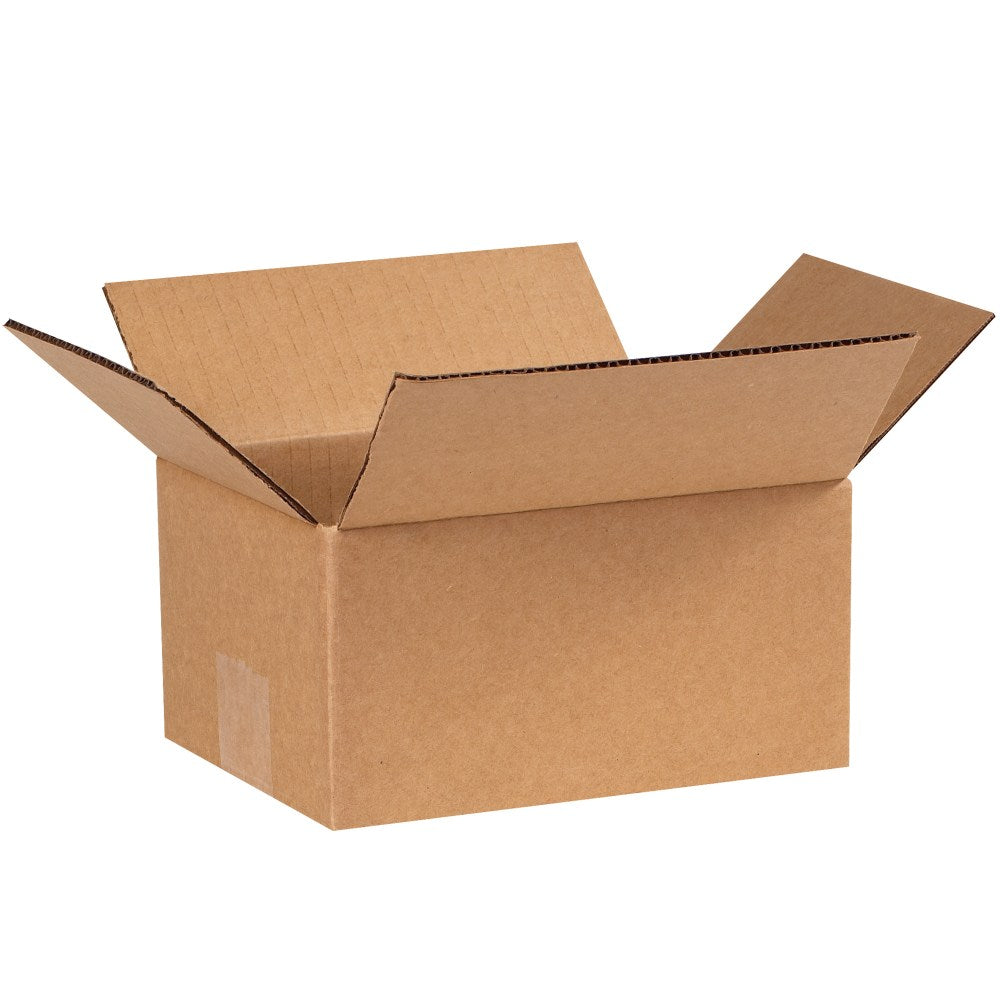 Partners Brand Corrugated Boxes, 7in x 5in x 3in, Kraft, Pack Of 25 Boxes