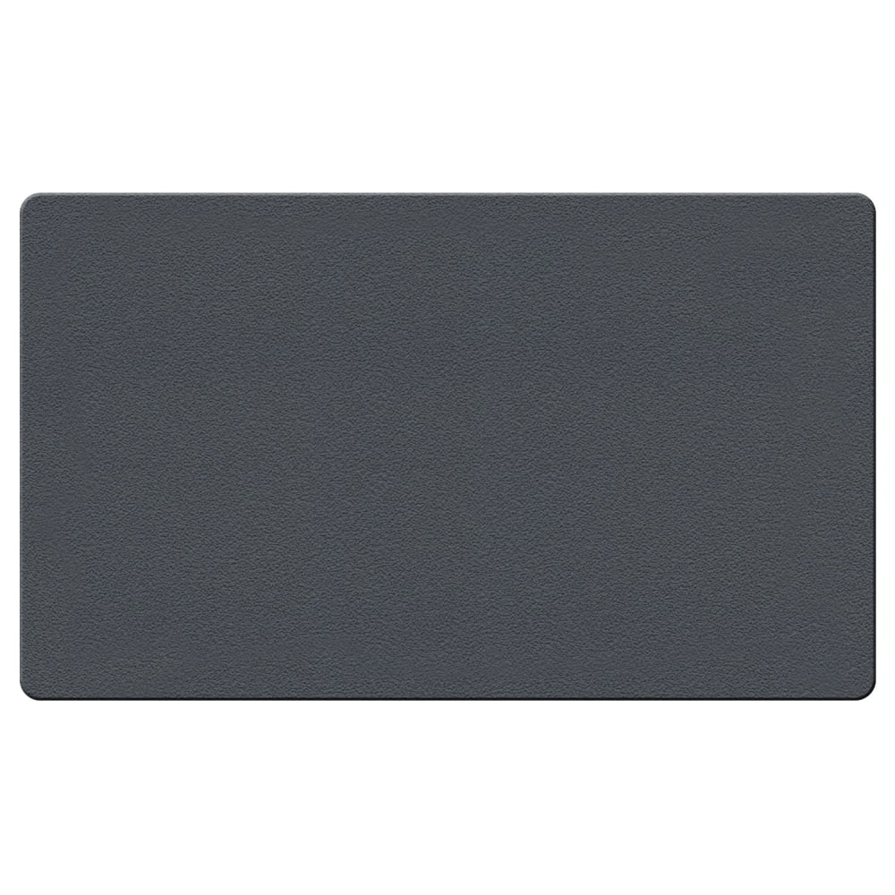 Ghent Fabric Bulletin Board With Wrapped Edges, 36in x 46-1/2in, Gray
