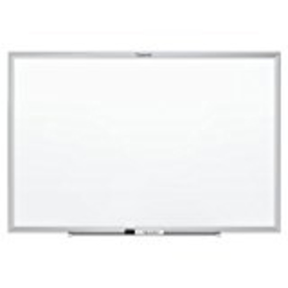 Quartet Standard Magnetic Dry-Erase Whiteboard, 24in x 18in, Aluminum Frame With Silver Finish