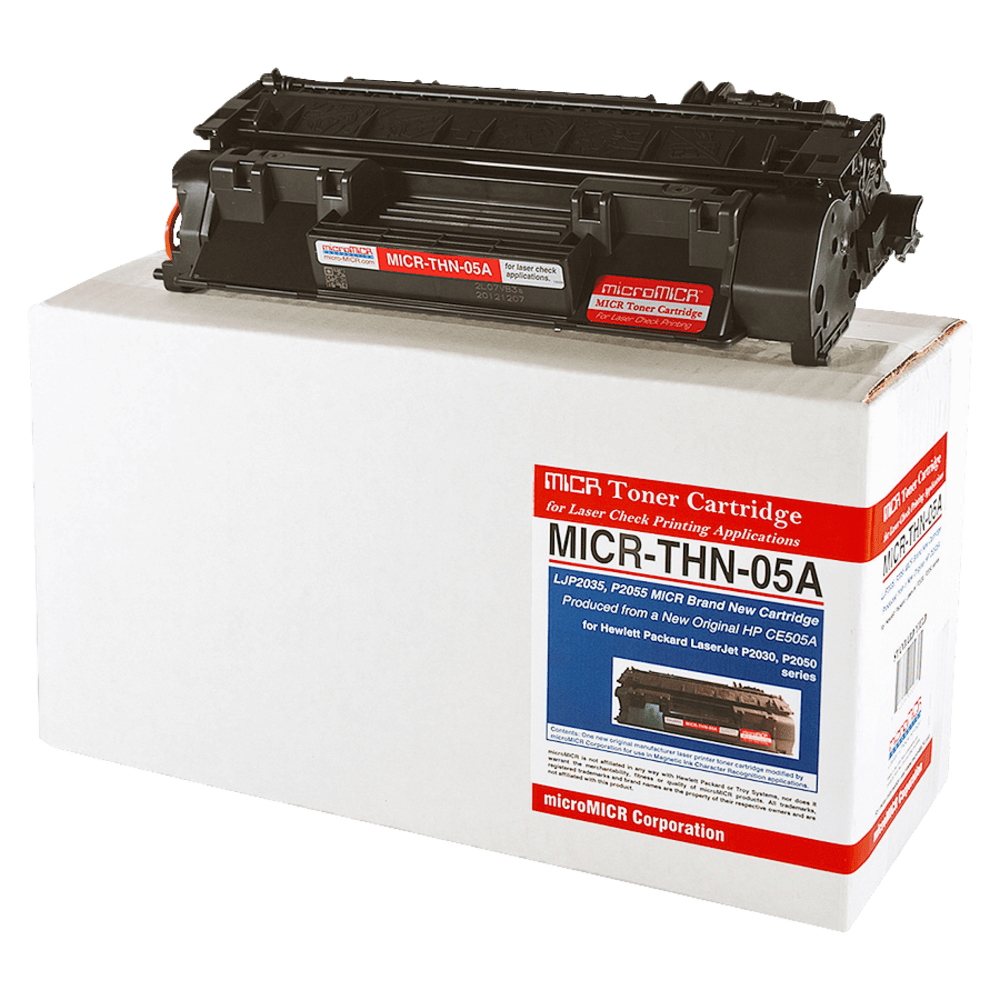 MicroMICR Remanufactured Black Toner Cartridge Replacement For HP 05A, CE505A, THN-05A