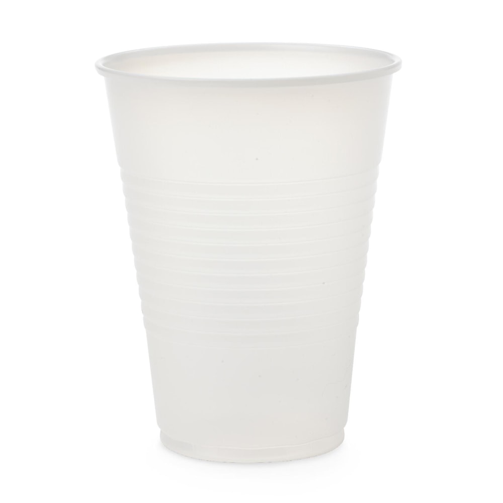 Medline Disposable Cold Plastic Drinking Cups, 9 Oz, Transparent, 100 Cups Per Pack, Case Of 25 Packs
