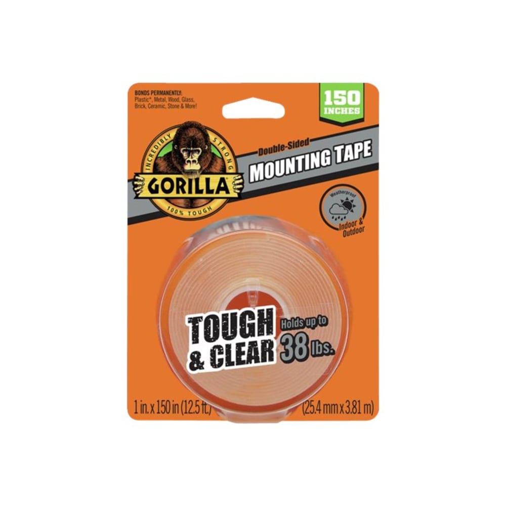 Gorilla Tough & Clear Mounting Tape, 6036002