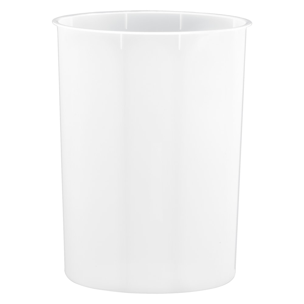 Erwyn Products Wastebasket Full Liners, Oval, Frosted Clear, Total Qty 12
