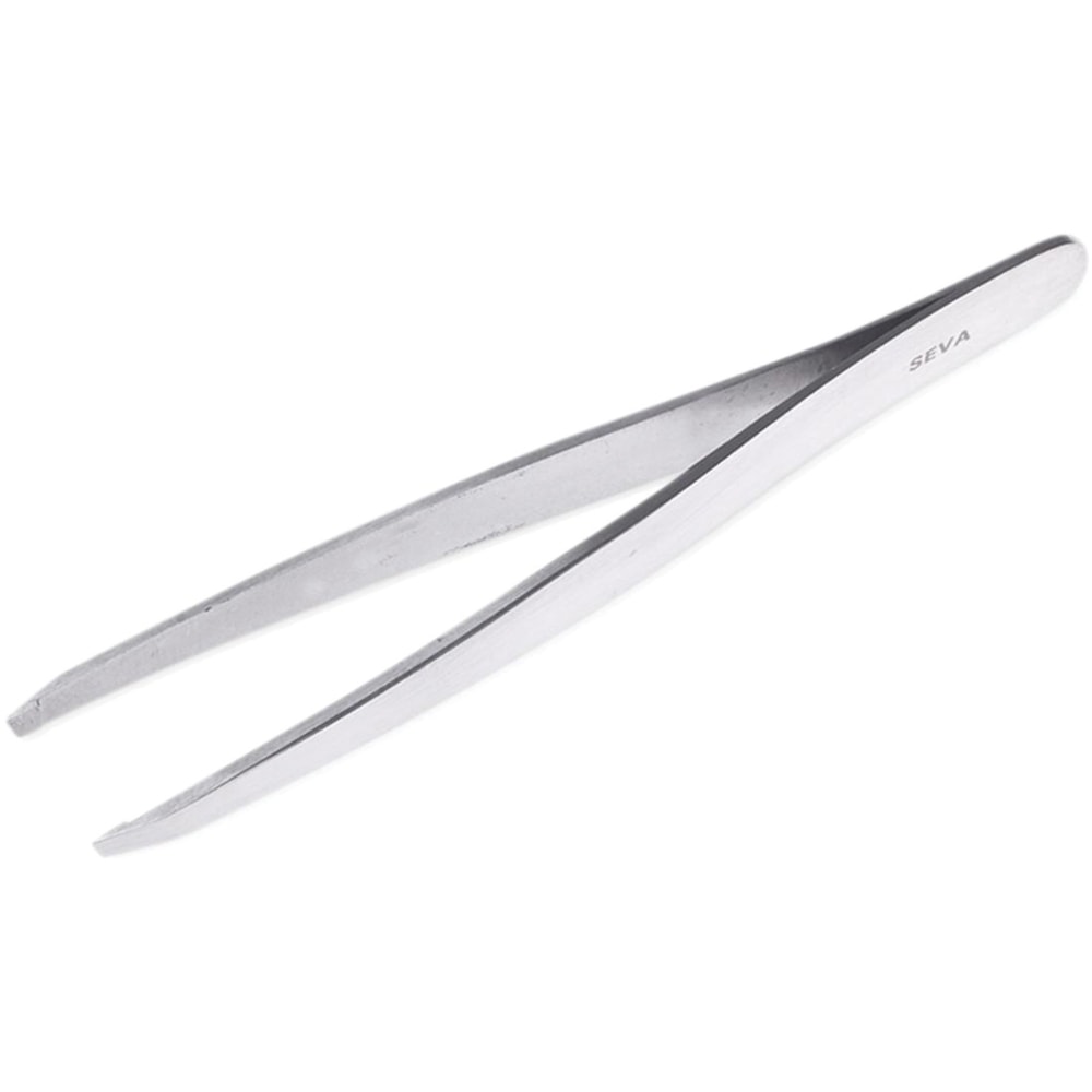 Medline Nonsterile Tweezers - For Eyebrow - Durable, Latex-free - Stainless Steel - Stainless Steel - 12 / Carton