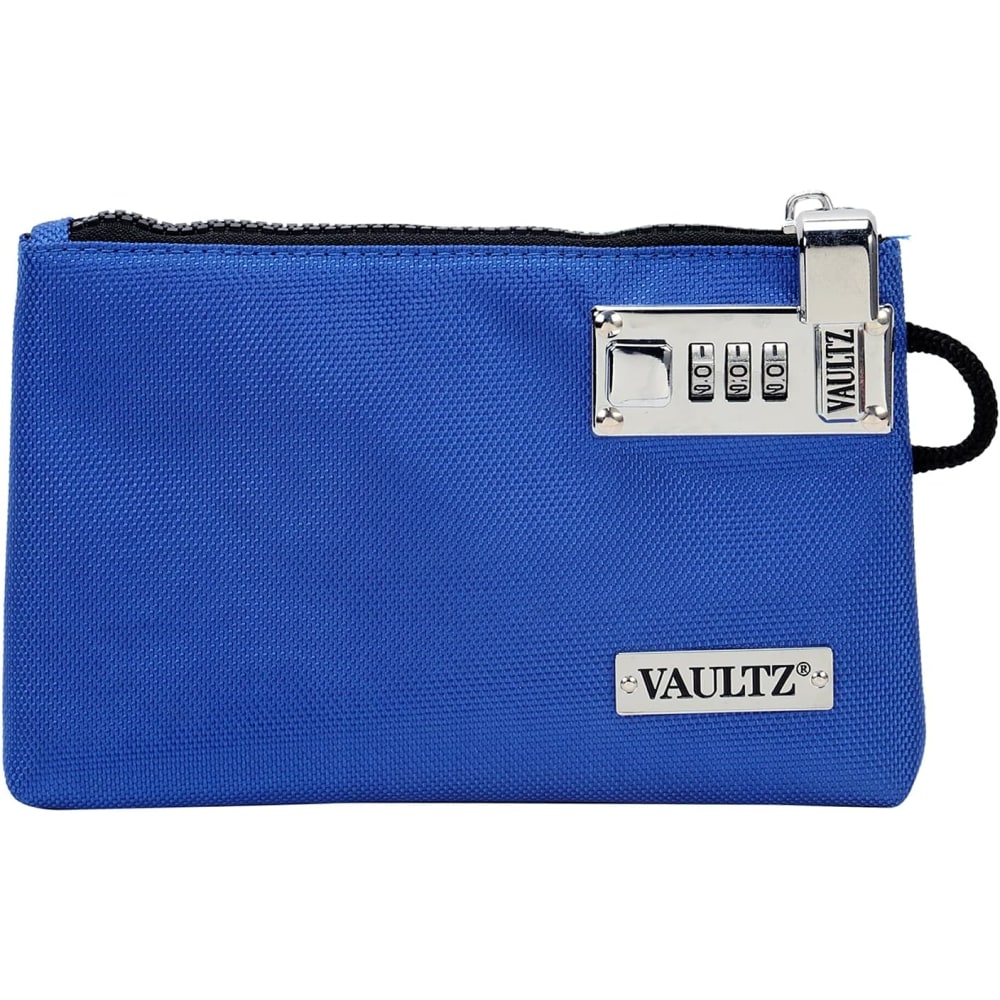 Vaultz Accessories Pouch, 5in x 8in, Classic Blue
