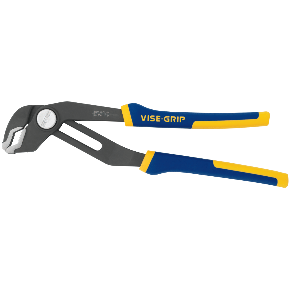 IRWIN GrooveLock Pliers, 10 in, V Jaws, 16 Adj.
