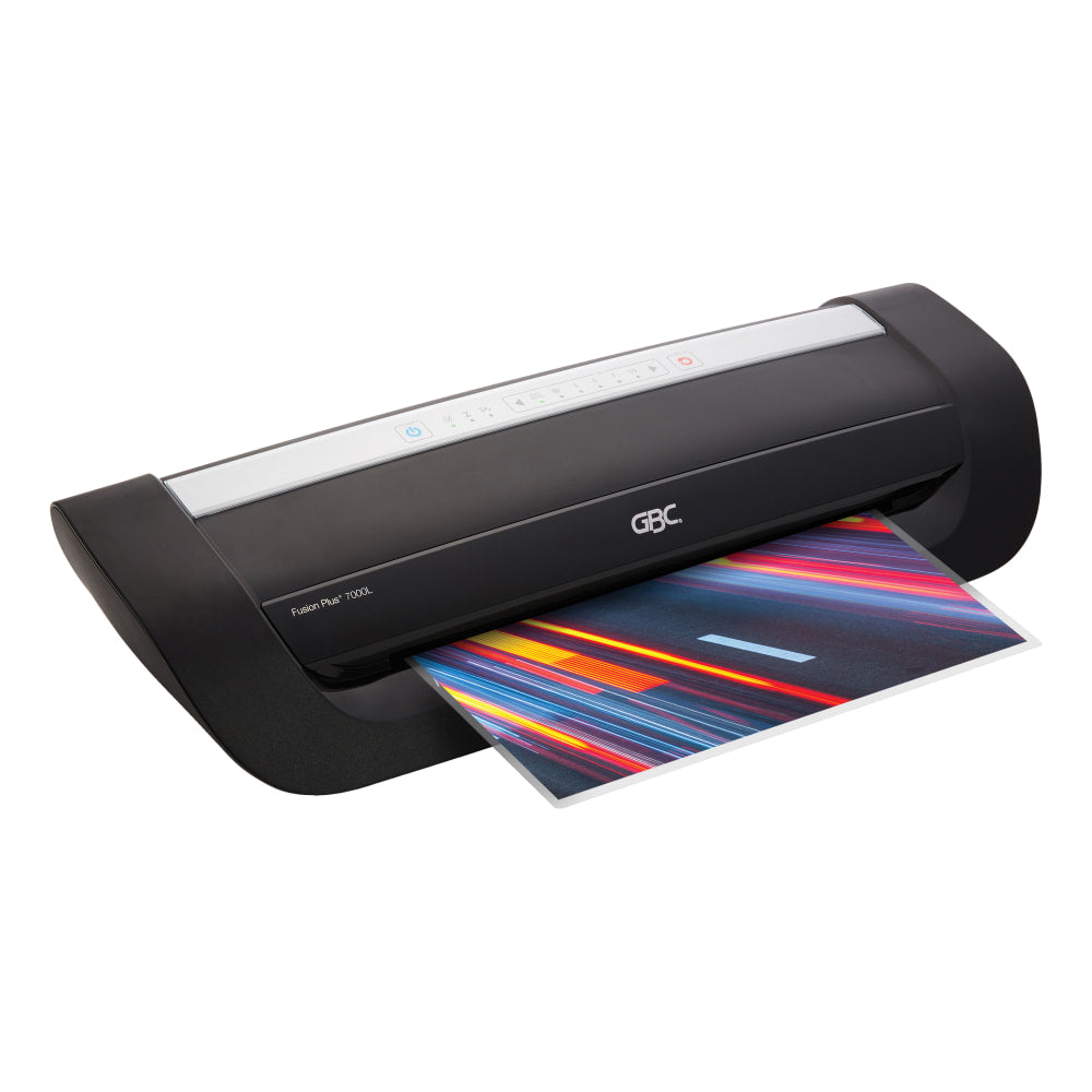 GBC Fusion 7000L 12in Laminator, 1 Min Warm-Up, 3-10 Mil, Includes 50 EZUse Laminating Pouches