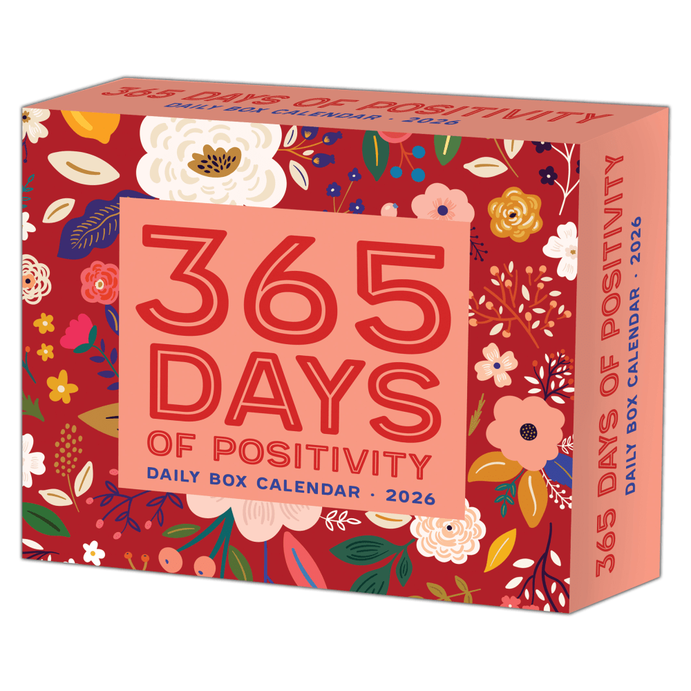 2026 Willow Creek Press Page-A-Day Daily Desk Calendar, 6-1/4in x 5-1/2in, 365 Days of Positivity, January To December, 53874