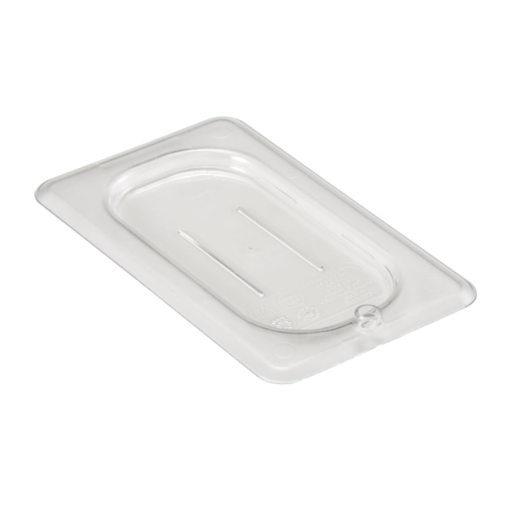 Cambro Camwear 1/9 Flat Food Pan Lids, Clear, Set Of 6 Lids