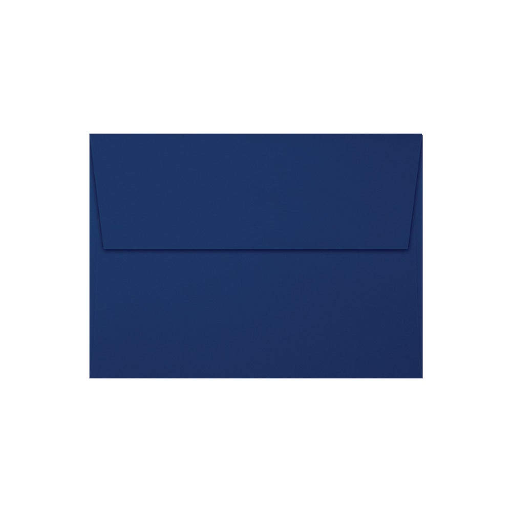 LUX Invitation Envelopes, A7, Peel & Stick Closure, Navy/Silver, Pack Of 50