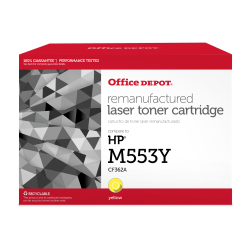 Office Depot Remanufactured Yellow Toner Cartridge Replacement for HP 508A, OD508AY