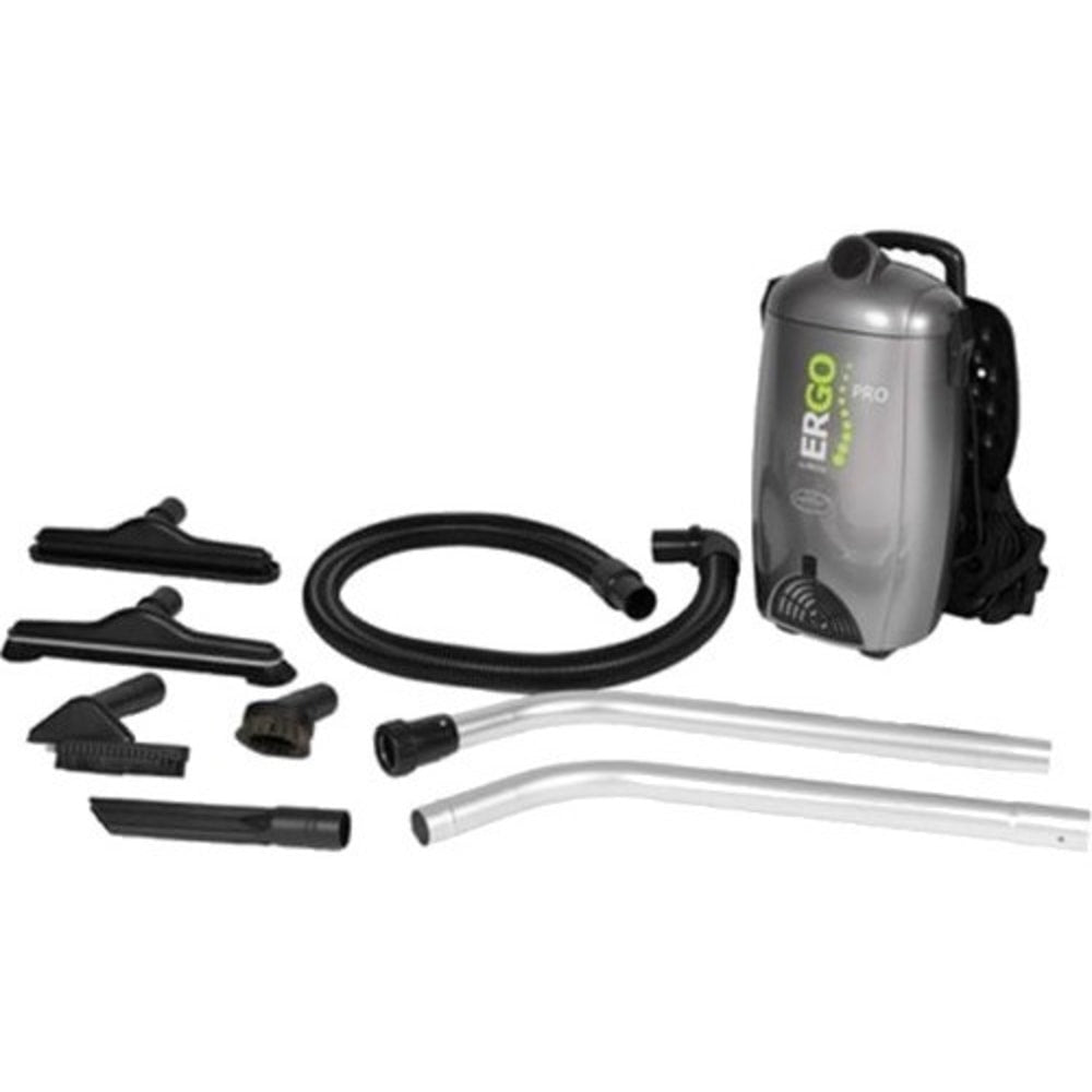 Atrix Ergo Pro HEPA Backpack Vacuum, Silver