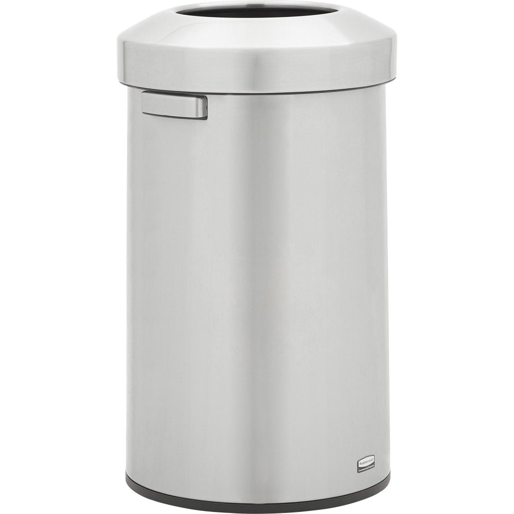 Rubbermaid Commercial Refine Waste Container - 23 gal Capacity - Round - Ergonomic Handle, Non-skid, Fingerprint Resistant, Durable - 2147584