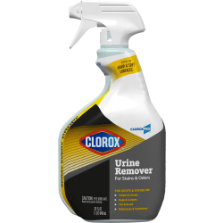 CloroxPro Clorox Urine Remover for Stains and Odors Spray, 32 Ounces (31036)