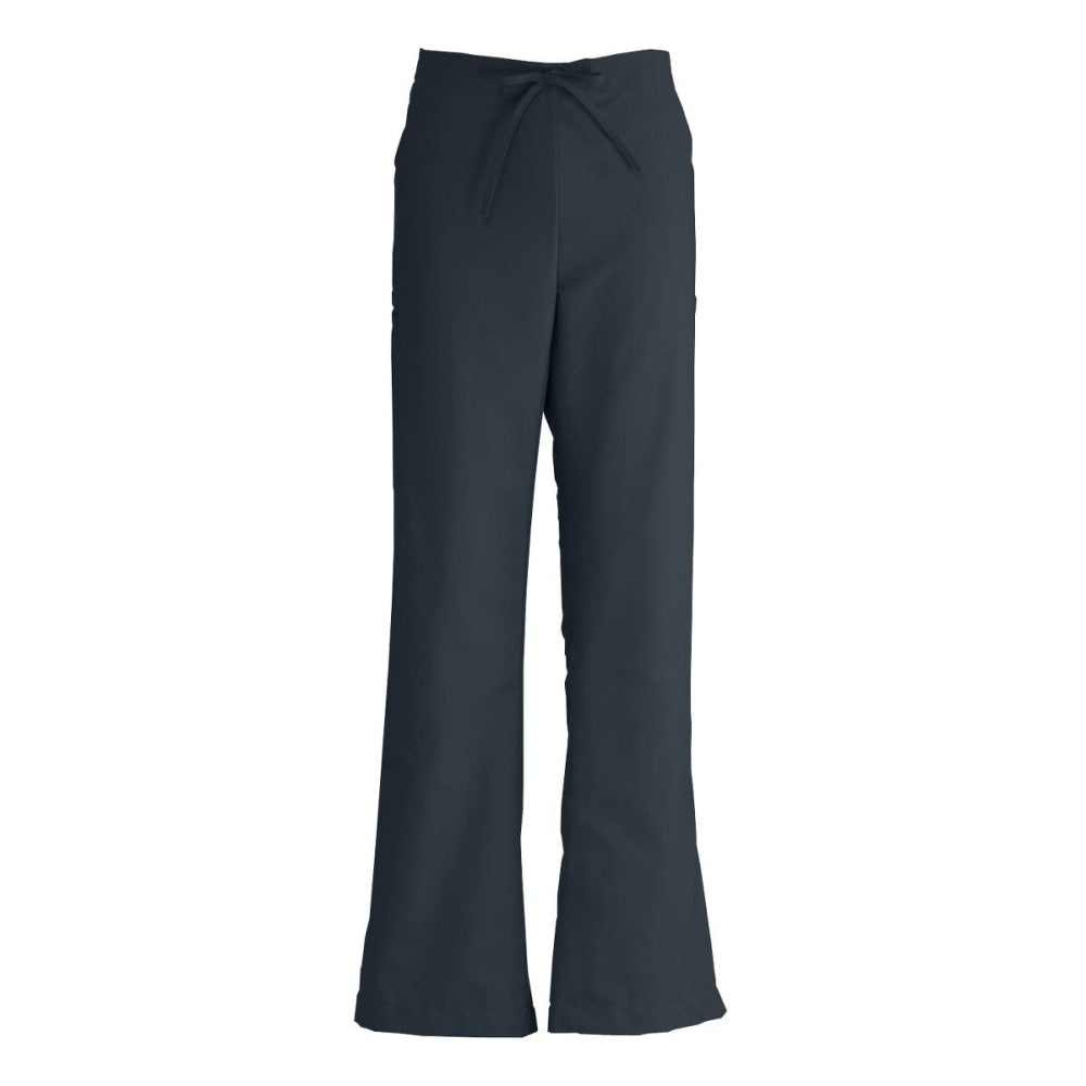 Medline ComfortEase Polyester/Cotton Modern Fit Ladies Tall Cargo Scrub Pants, 2X, Black