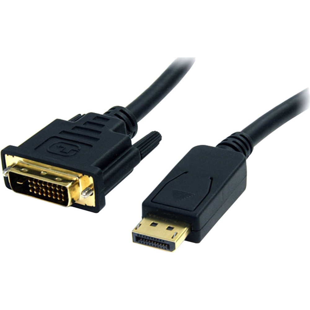 4XEM 6Ft DisplayPort To DVI-D Dual Link M/M Cable - 6 ft DisplayPort/DVI Video Cable - 4XDPMDVIMCBL