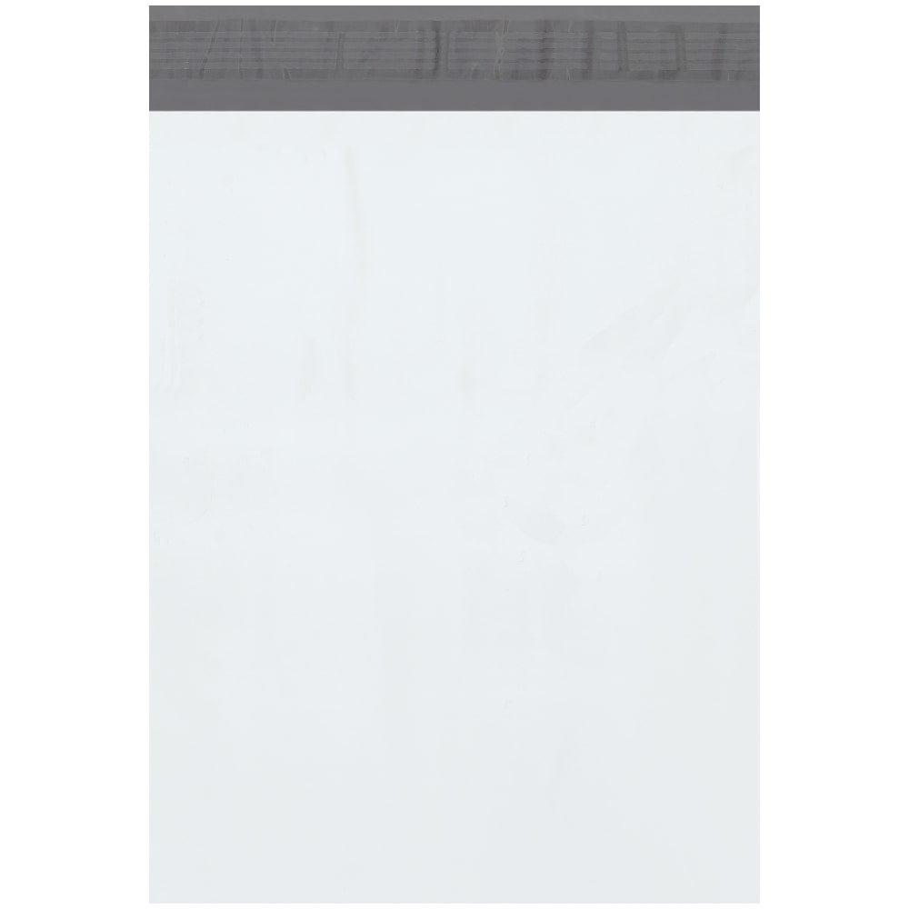 Partners Brand 10in x 13in Poly Mailers, White, Case Of 1,000 Mailers