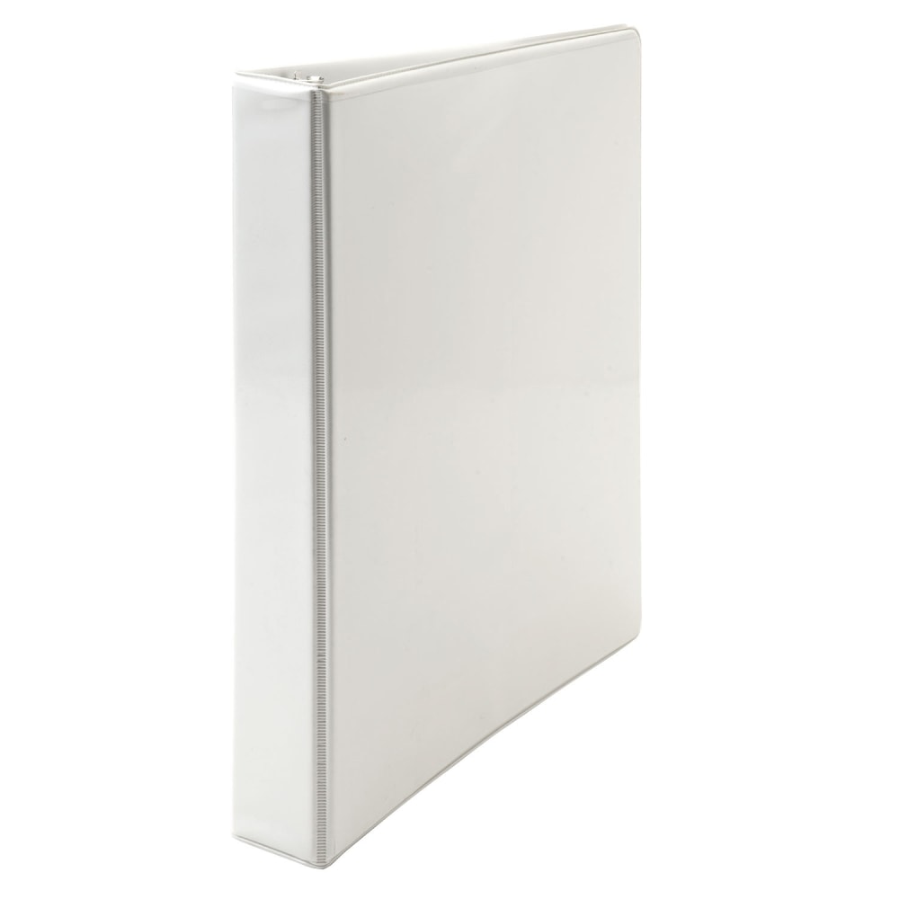 SKILCRAFT View 3 Ring Binder, 1in D Rings, White (AbilityOne 7510 01 384 8786)