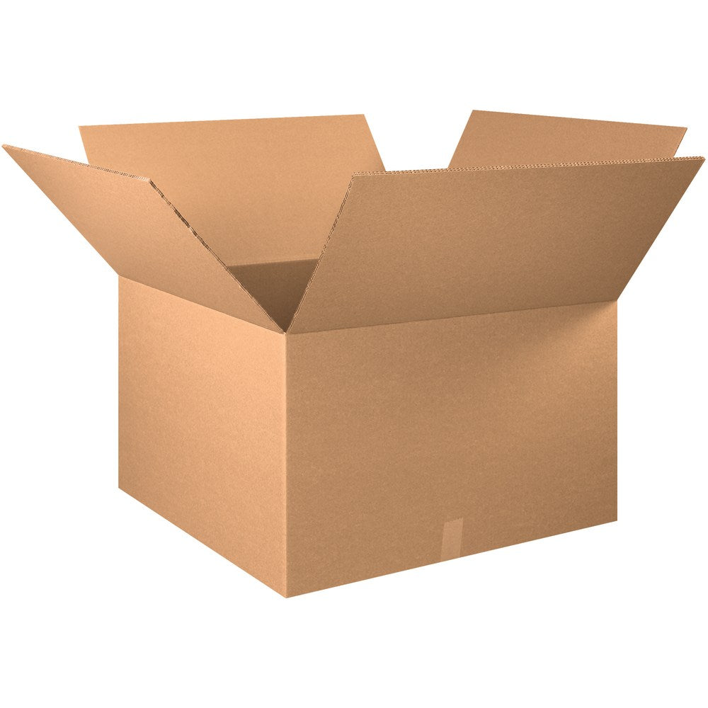 Partners Brand Double-Wall Heavy-Duty Corrugated Cartons, 30in x 30in x 20in, Kraft, Box Of 5