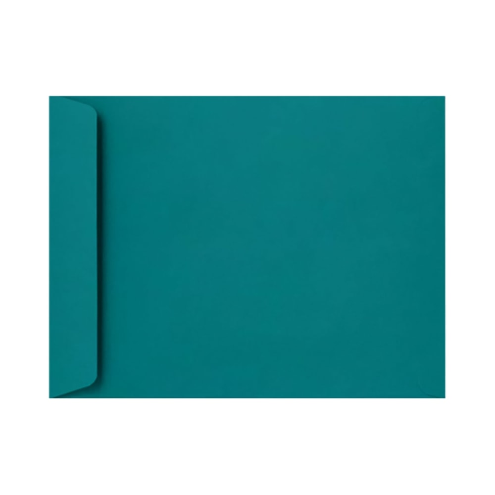 LUX Open-End 10in x 13in Envelopes, Peel & Press Closure, Teal, Pack Of 50