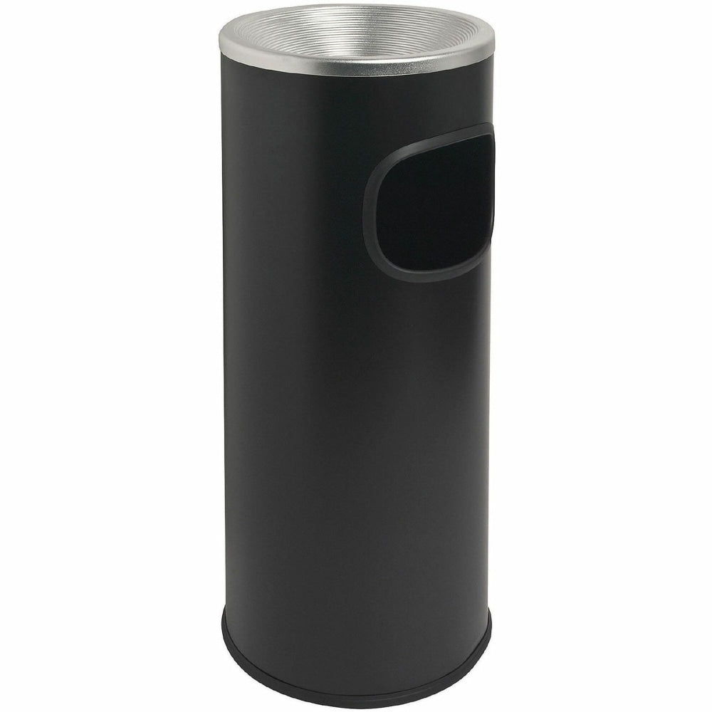 Genuine Joe 3-Gallon Ashtray Receptacle, Black