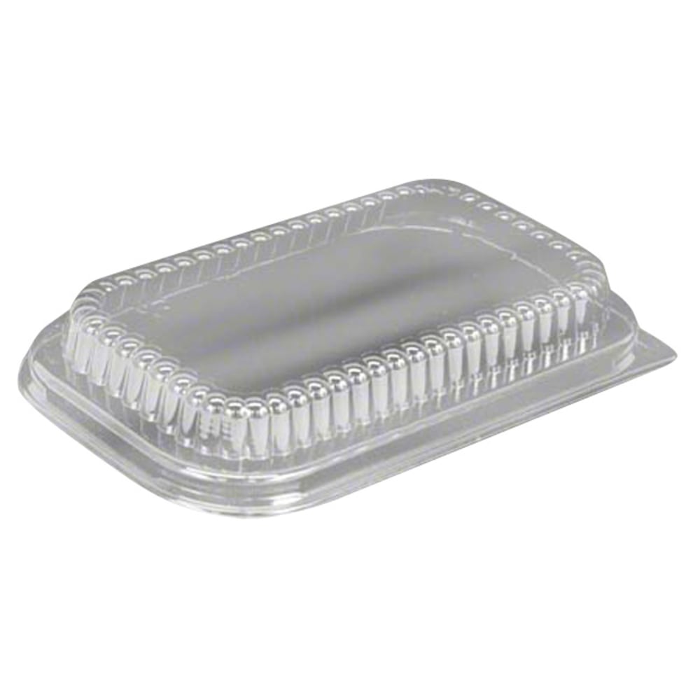 HFA Plastic Lids For 1 Lb Loaf Pans, Clear, Carton Of 200