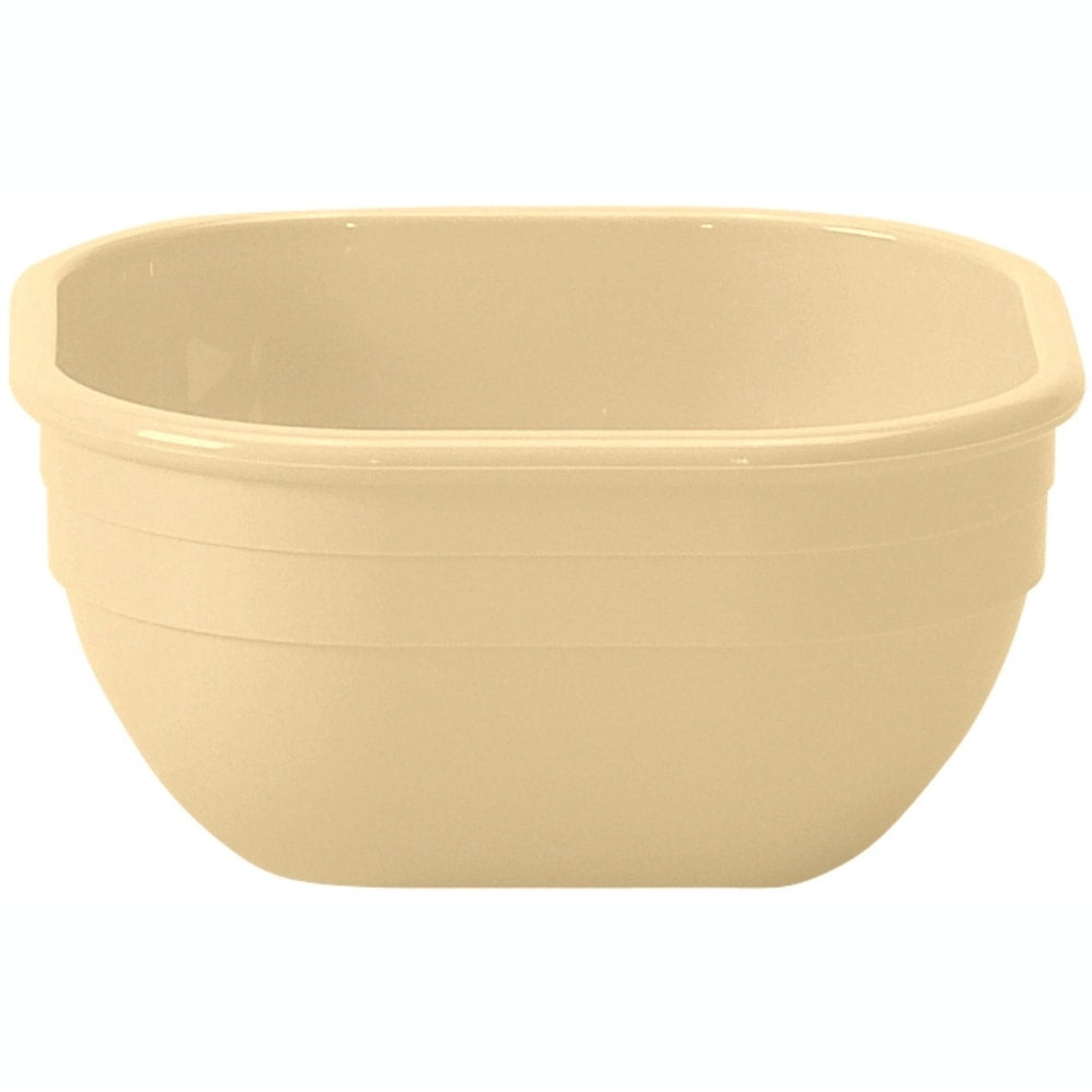 Cambro Camwear Dinnerware Bowls, Square, Beige, Pack Of 48 Bowls