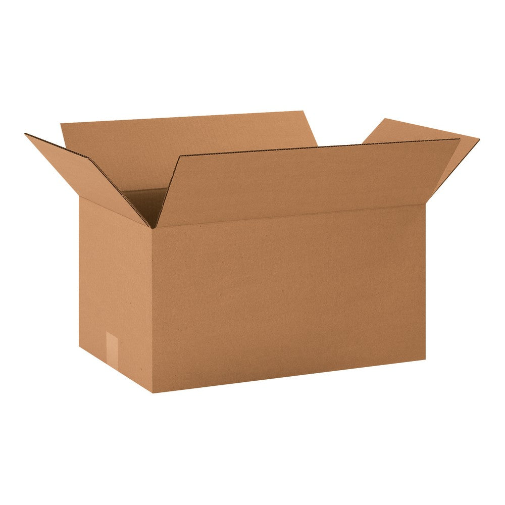 Partners Brand Corrugated Boxes, 20in x 12in x 10in, Kraft, Pack Of 20