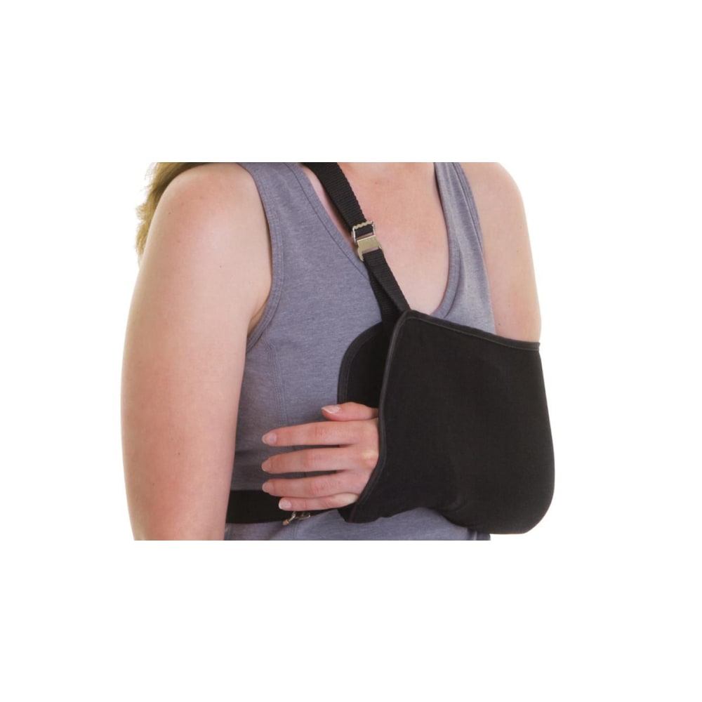 Medline Sling-Style Shoulder Immobilizer With Neck Pad, X-Large, Blue