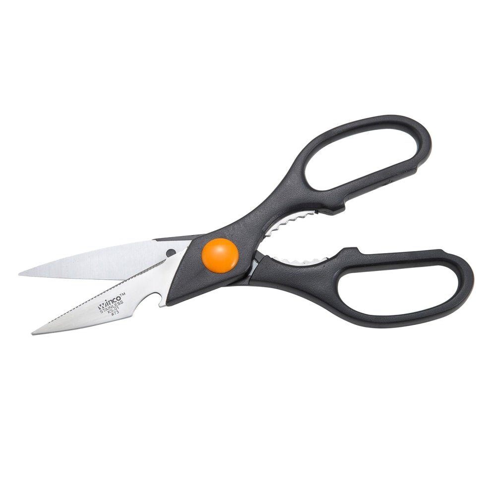 Winco Poultry Kitchen Shears, 11in, Black
