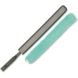 Rubbermaid Commercial HYGEN Quick-Connect Flexible Dusting Wand - 28.8in Overall Length - Black - 1 Each