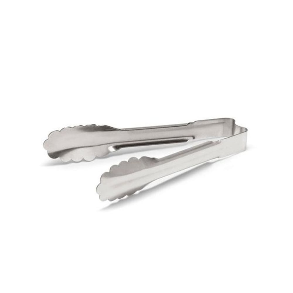 Vollrath 6in Utility Tongs With Antimicrobial Protection, Silver