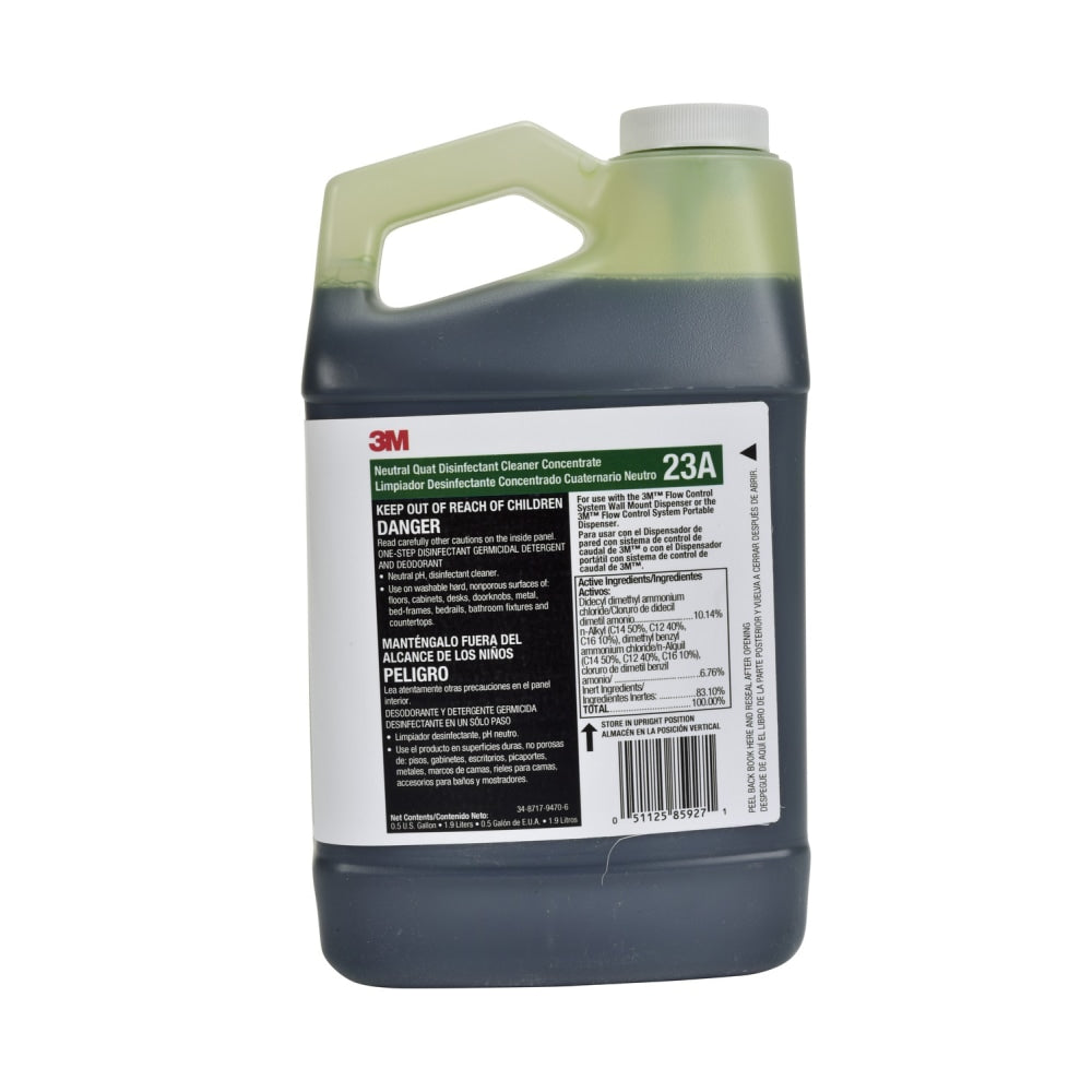 3M Flow Control 23A Neutral Quat Disinfectant, 67.6 Oz