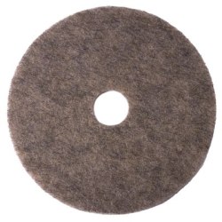 Niagara 3700N Super Hogs Hair Burnishing Pad, 19in, Gray, Case Of 5 Pads