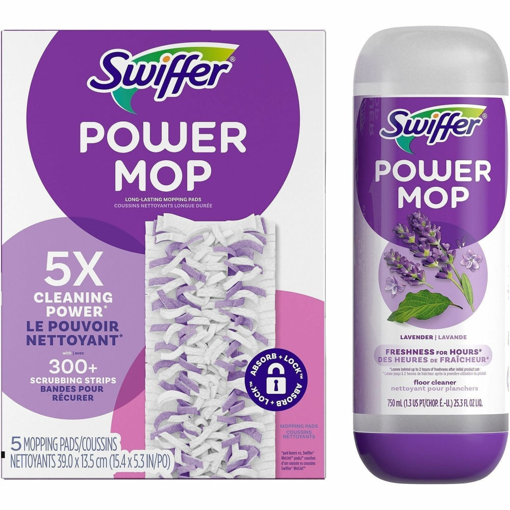 Swiffer PowerMop Refill Pack - Purple - 1 Kit