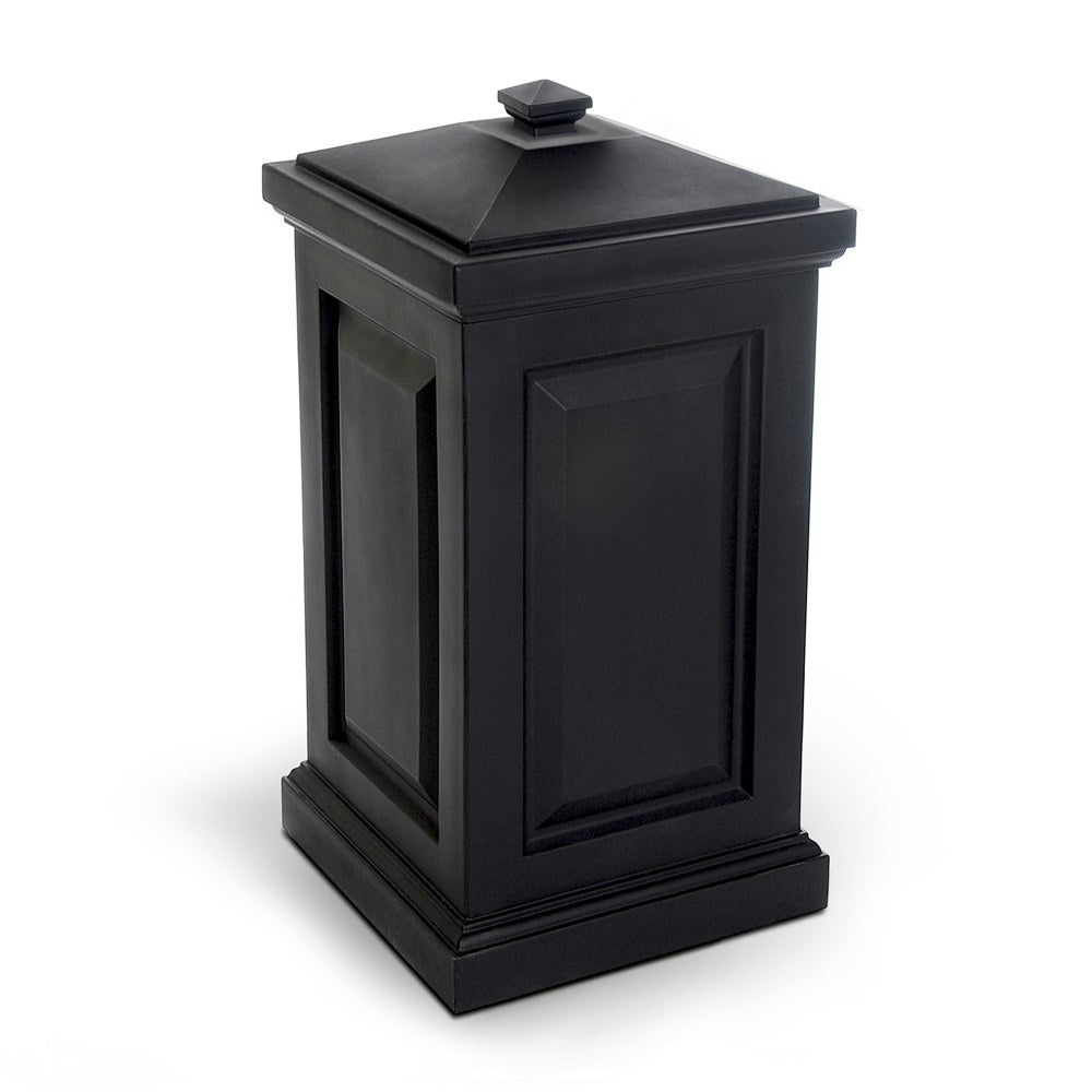 Mayne Berkshire Storage Bin, 45 Gallon, Black